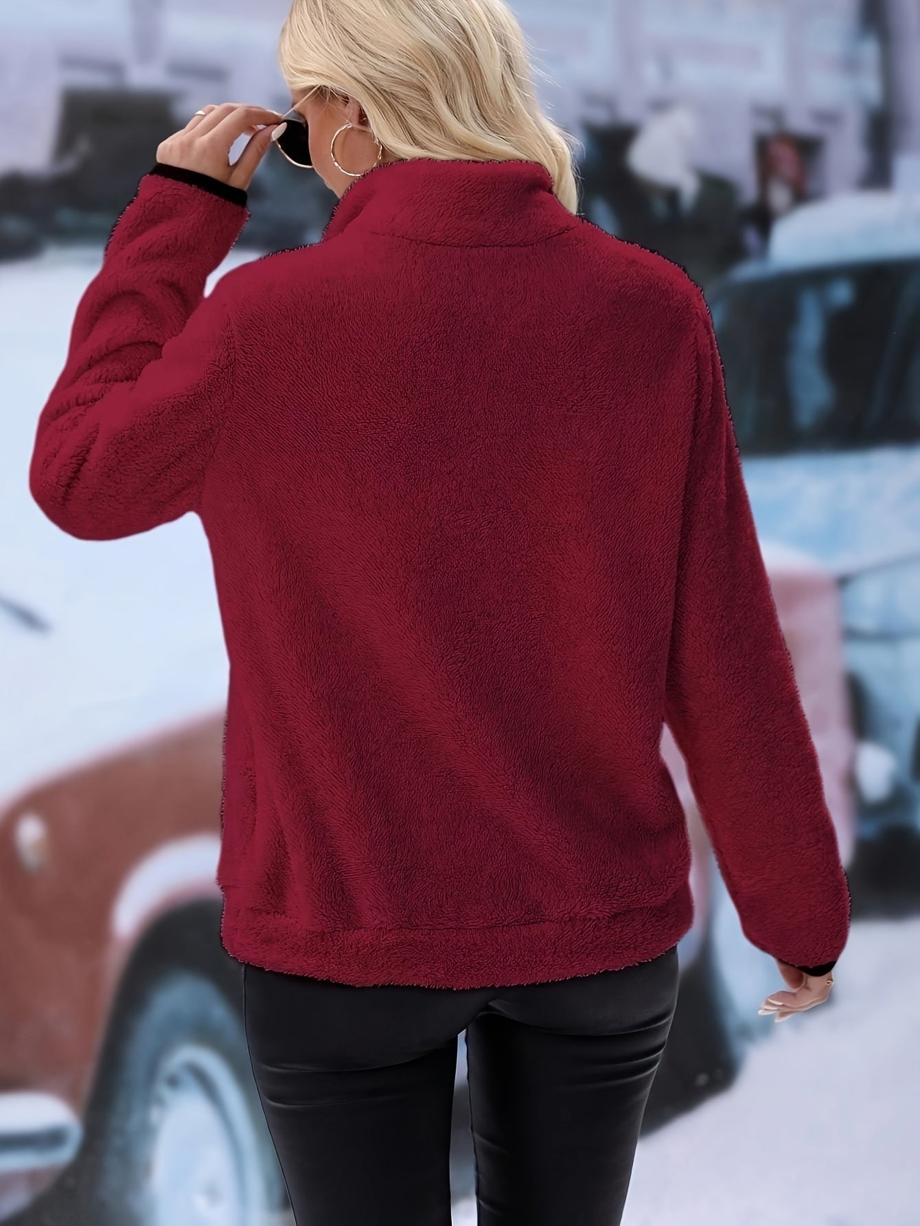 Bunte Sweatjacke Mit Reißverschluss - IdealeKleiden