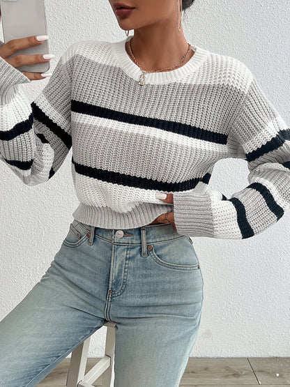 Weicher Strickpullover Bequem Stilvoll