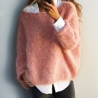 Damen Pullover Bequem Stylish