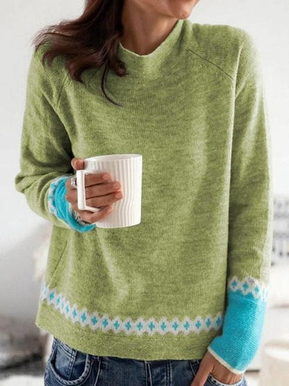 Weicher Damen Pullover Grün Komfortabel