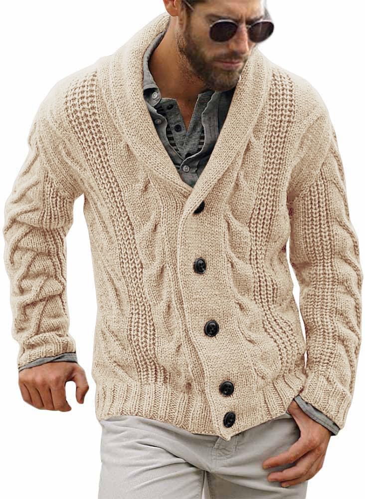 Bequeme Herrenstrickjacke Modern