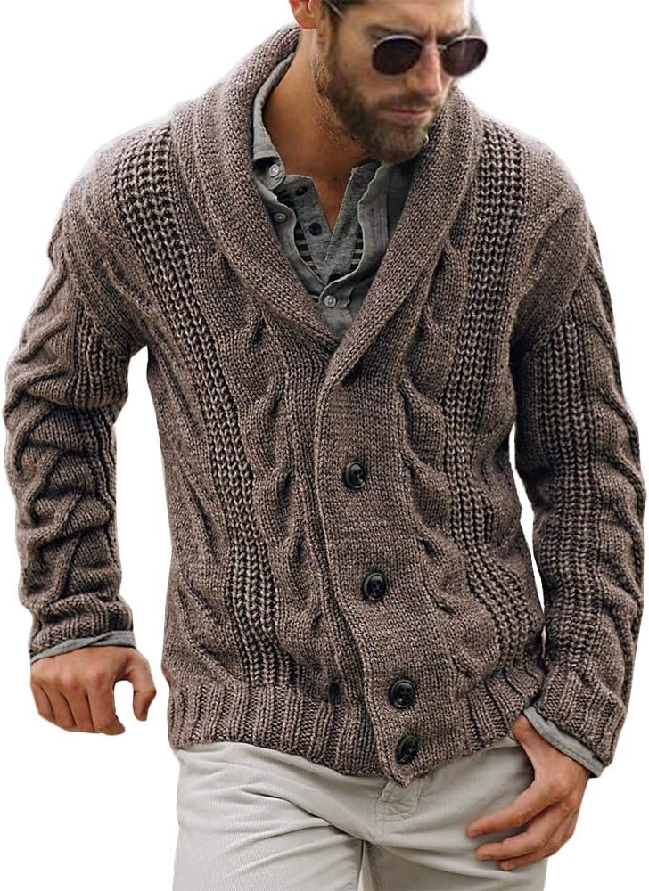 Bequeme Herrenstrickjacke Modern