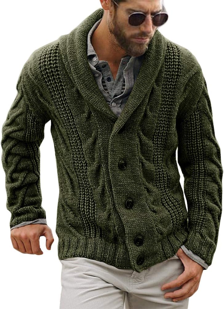 Bequeme Herrenstrickjacke Modern