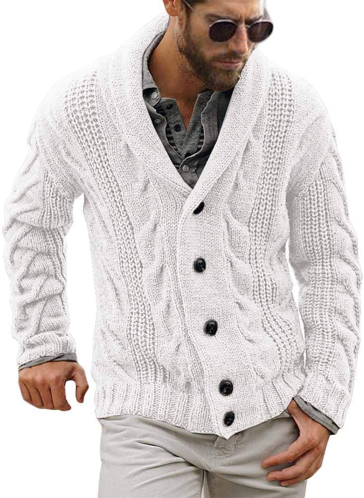 Bequeme Herrenstrickjacke Modern