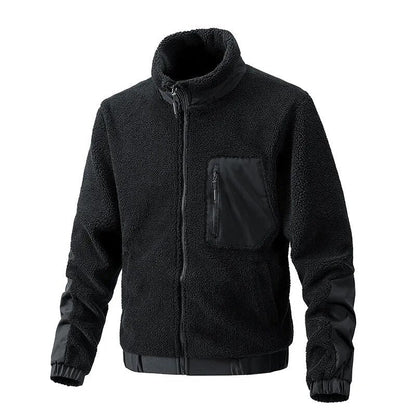 Bequemer Herren Wollmantel Winterwarm