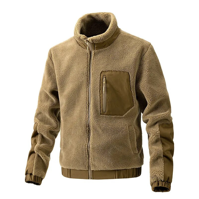 Bequemer Herren Wollmantel Winterwarm