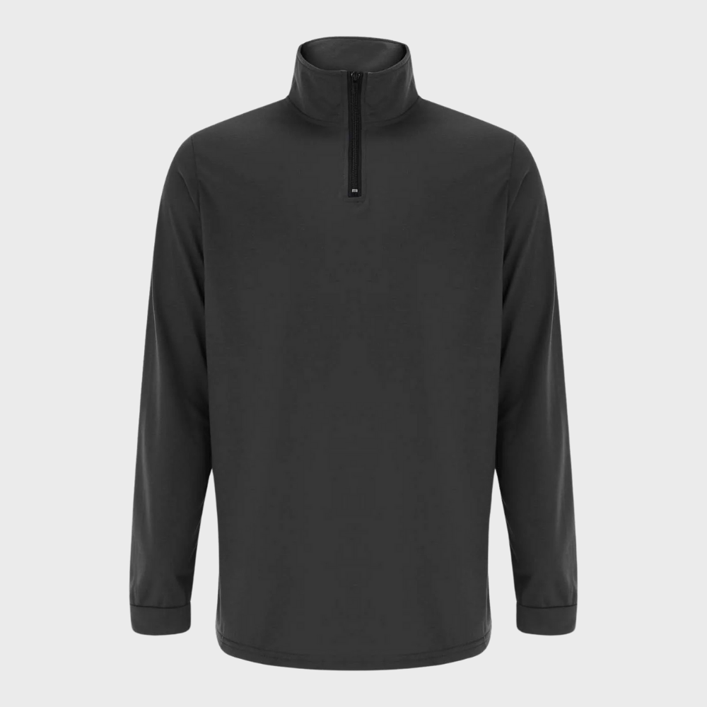 Bequemer Herren Pullover Mit Reißverschluss - IdealeKleiden