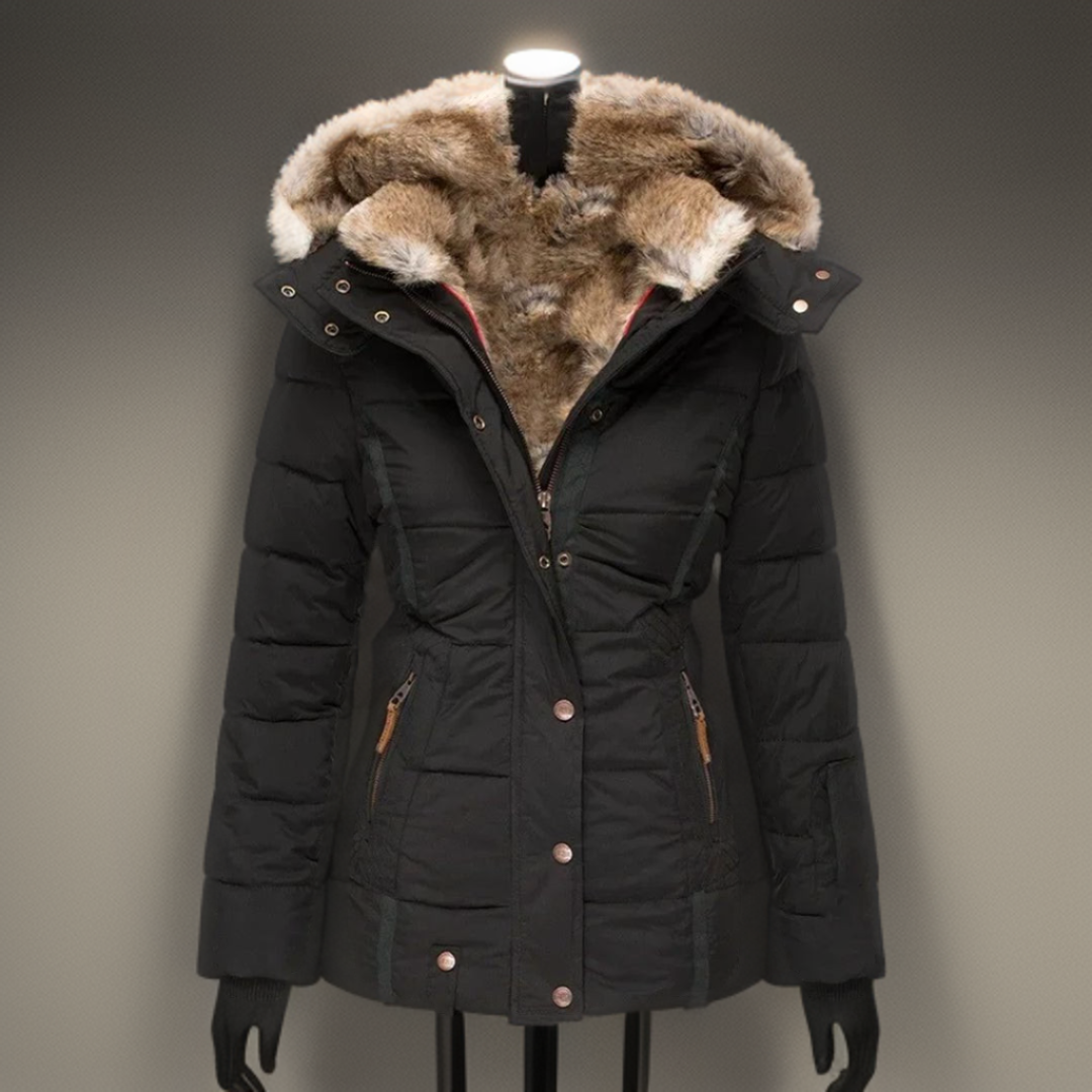 Damen Wintermantel Bequem Warm Elegant