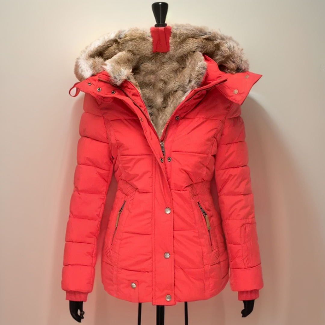 Damen Wintermantel Bequem Warm Elegant