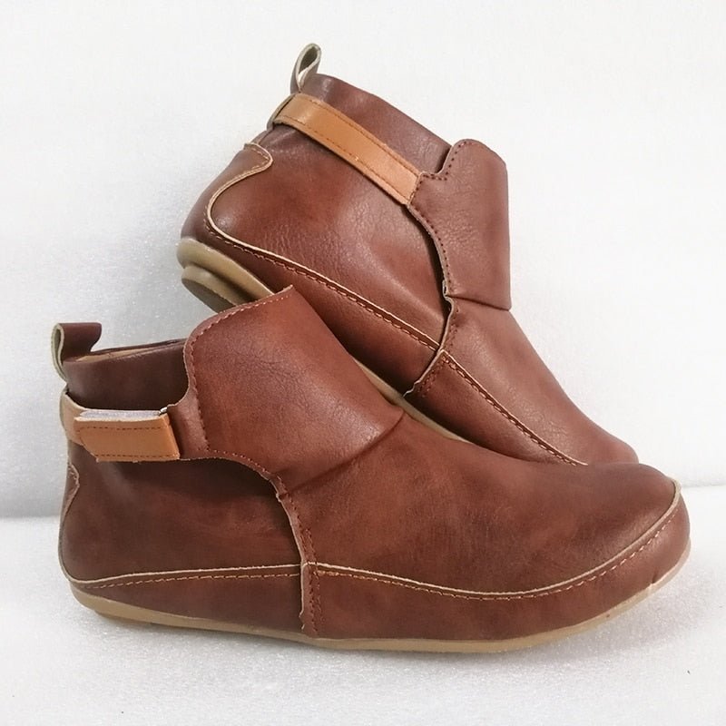Bequeme Damen Stiefel Comfort Schuhe