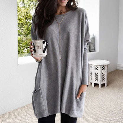 Damen Pullover Bequem Modern