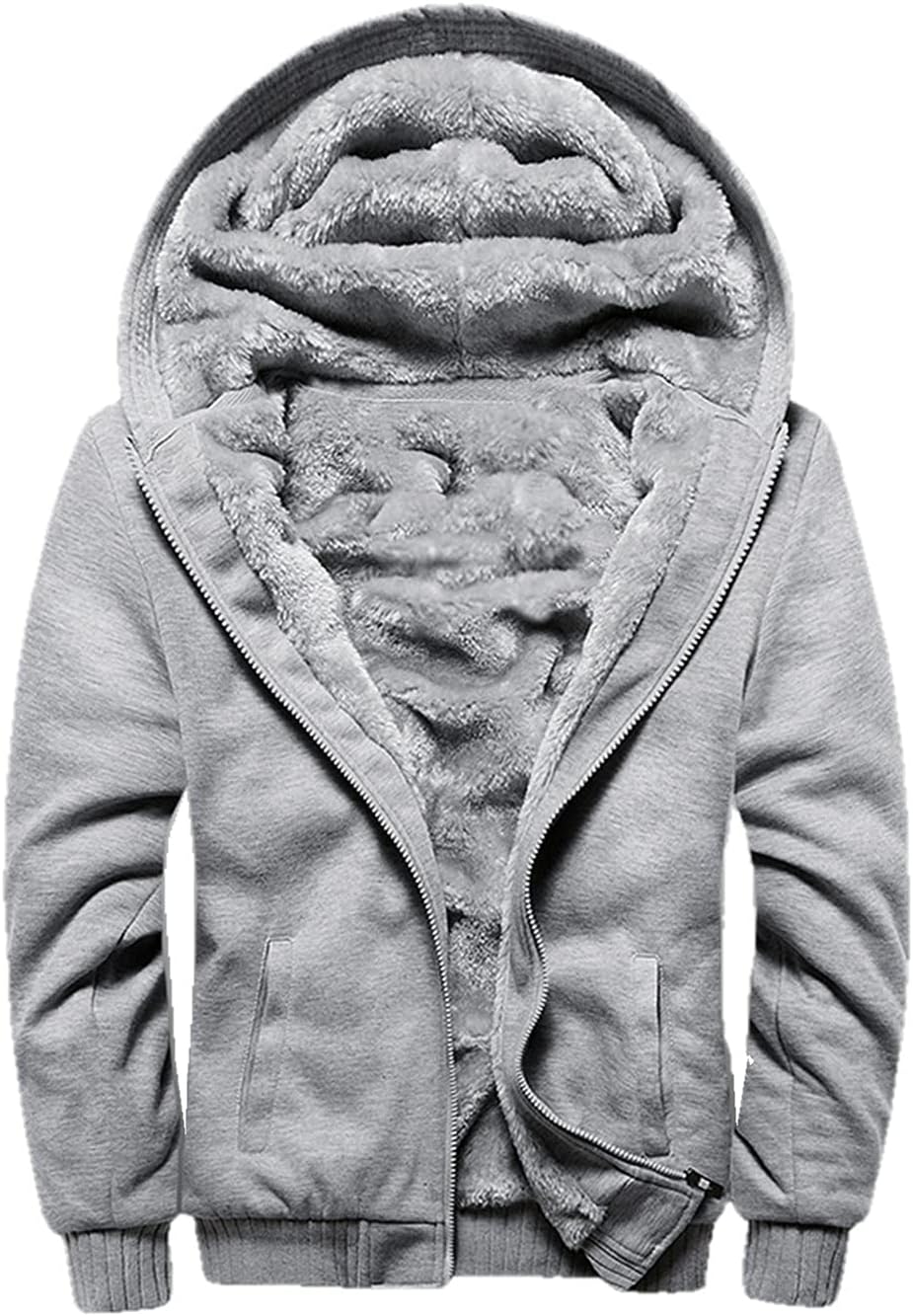 Damen Winterjacke Bequem Fleece Warm