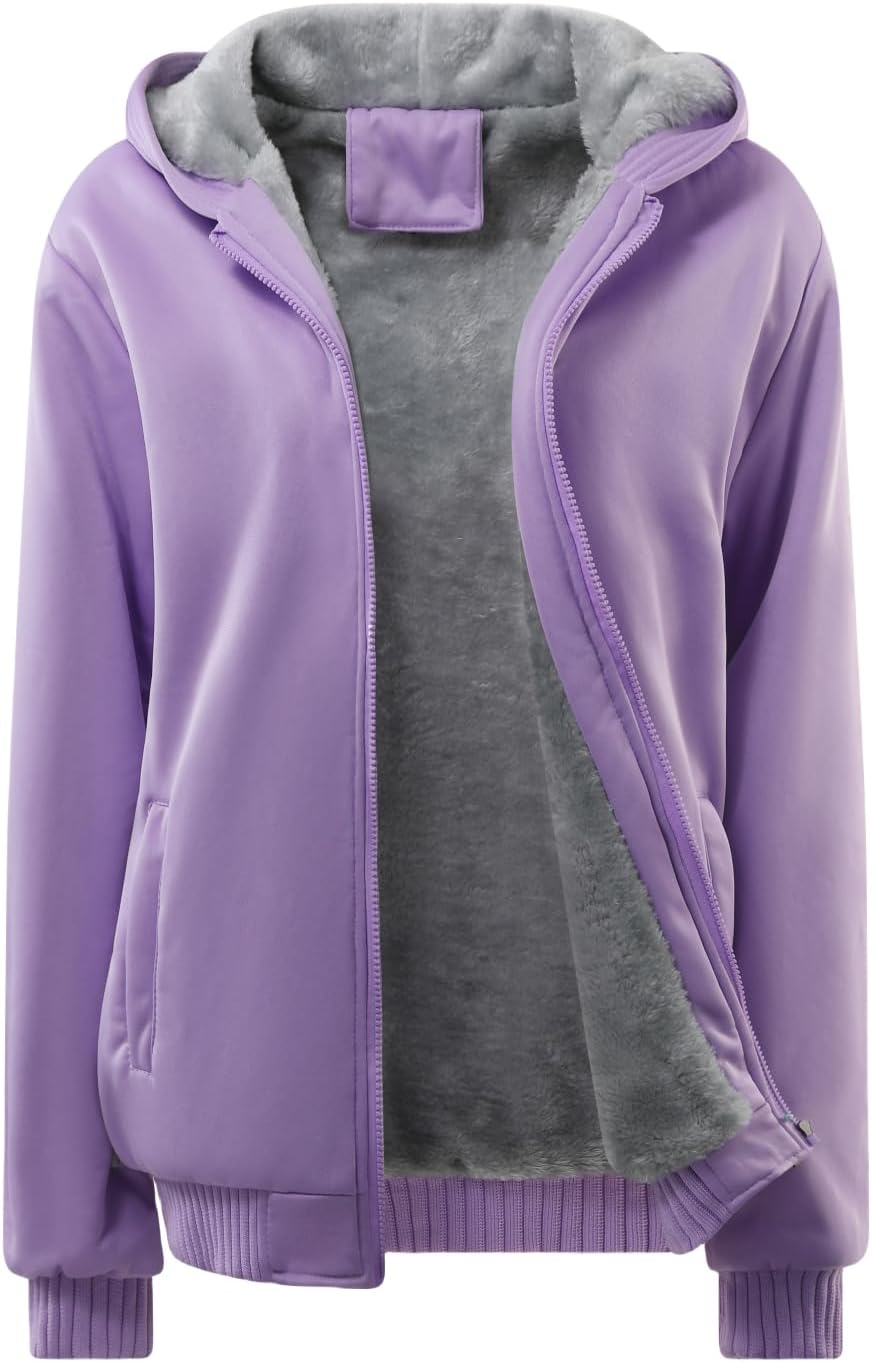 Damen Winterjacke Bequem Fleece Warm