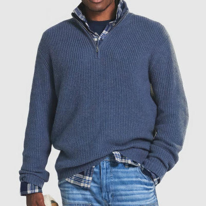 Stilvoller Herren Pullover Modern Gestrickt