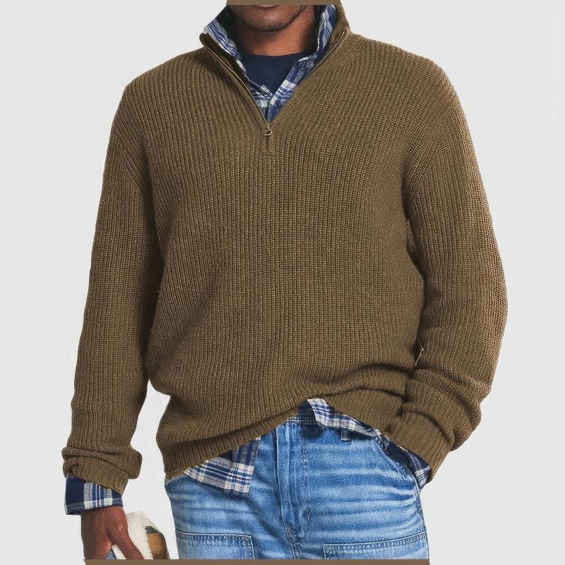 Stilvoller Herren Pullover Modern Gestrickt