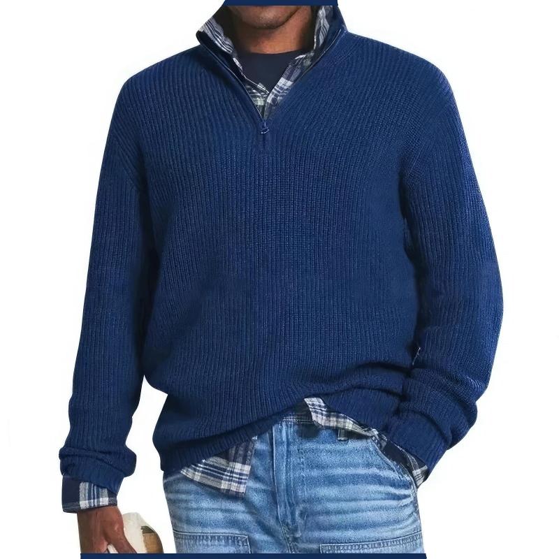 Stilvoller Herren Pullover Modern Gestrickt