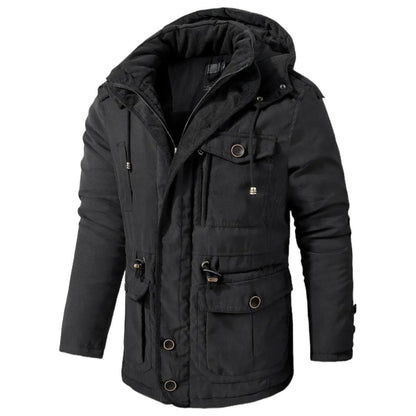 Praktische Herrenjacke aus Baumwolle
