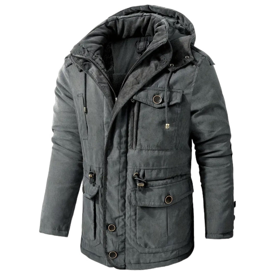 Praktische Herrenjacke aus Baumwolle