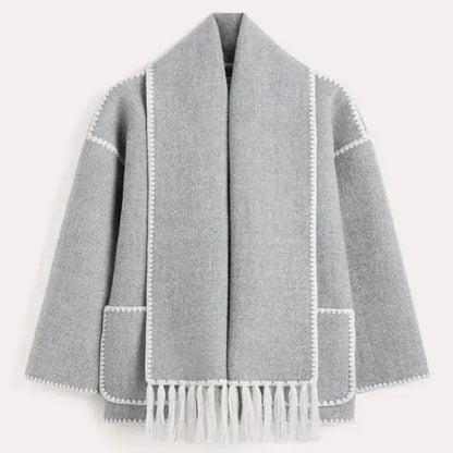 Elegante Damenjacke Schalkragen Stil