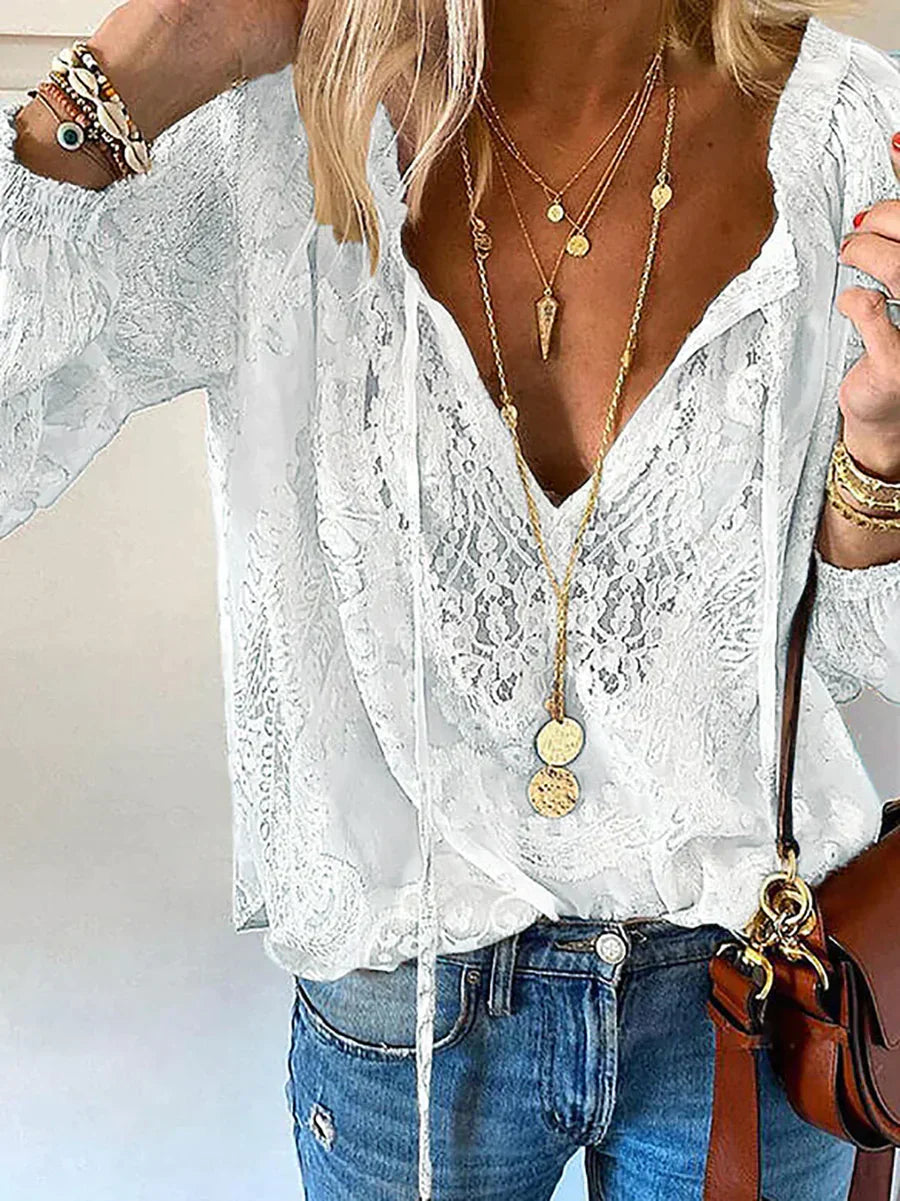 Elegante Damenbluse Komfortabel und Chic - IdealeKleiden