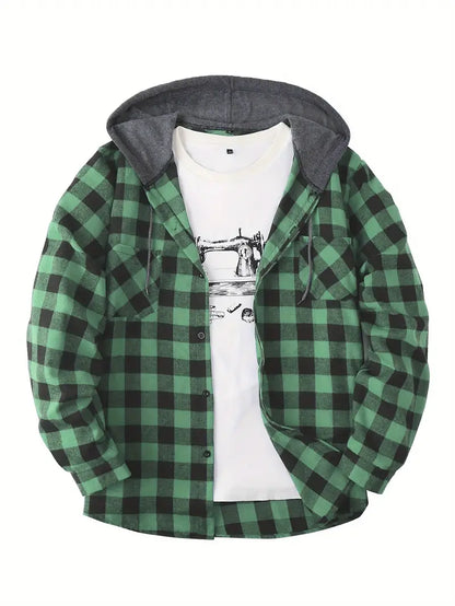 Karierter Herrenpullover Modern Style