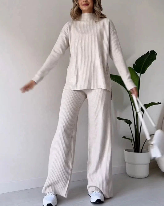 Stylisches Damen-Zweiteiler-Set Elegant Kurz - IdealeKleiden