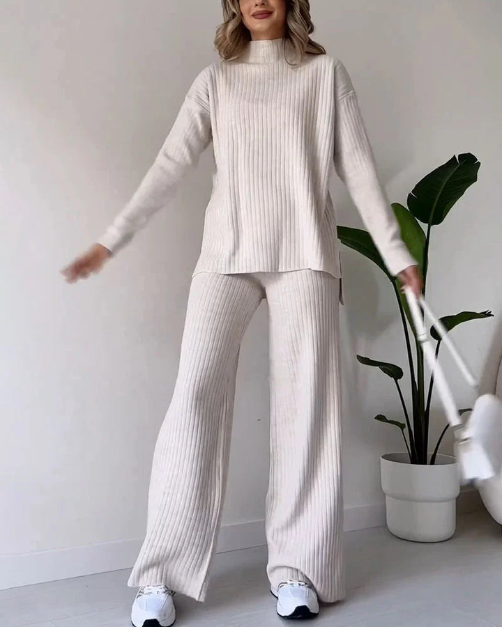 Stylisches Damen-Zweiteiler-Set Elegant Kurz - IdealeKleiden