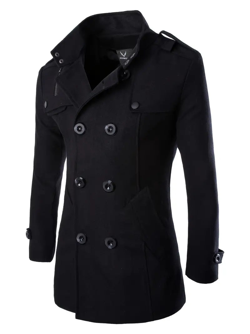 Lässiger Winter-Trenchcoat Modern Schnitt