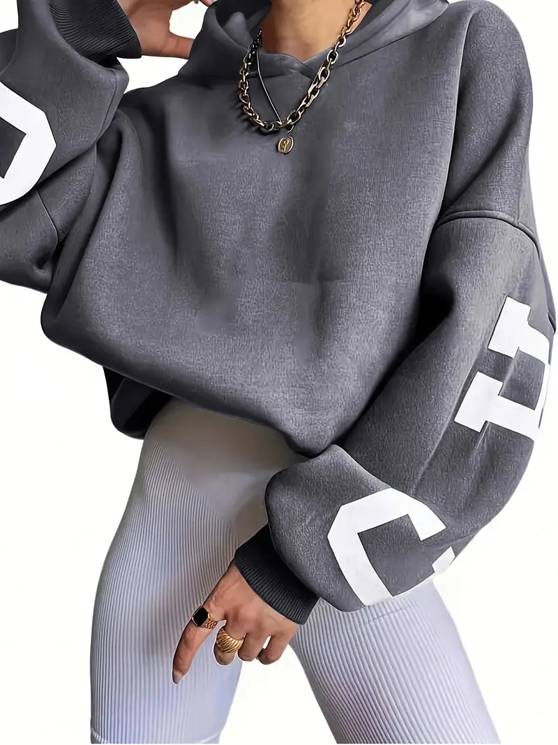 Luna - Extra Großer Hoodie Langarm - IdealeKleiden