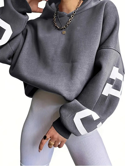 Luna - Extra Großer Hoodie Langarm - IdealeKleiden
