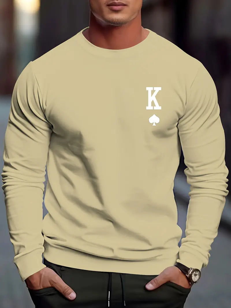 Klassischer Herren Pullover Rundhals Ausgezeichnete Qualität