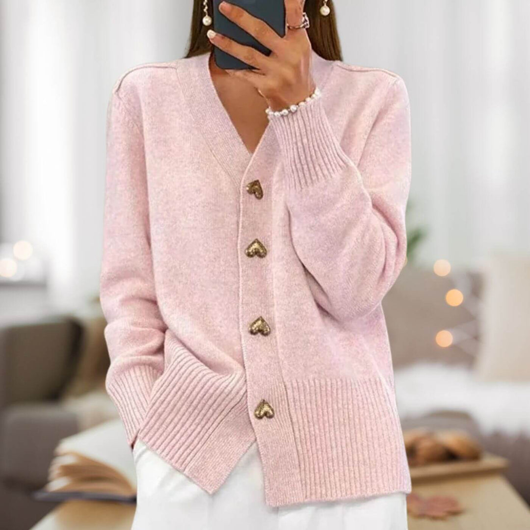 Herzliche Strickjacke Frauen Modisch