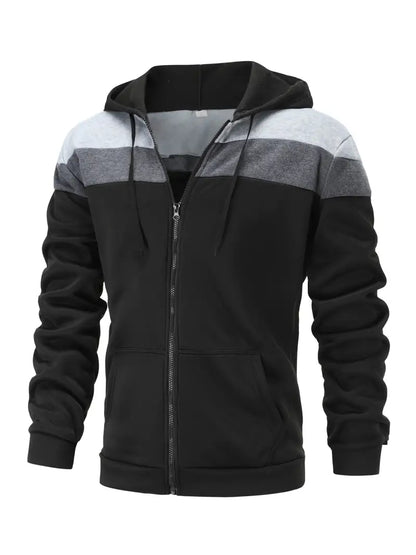 Farbiger Hoodie Leuchteffekt Männer