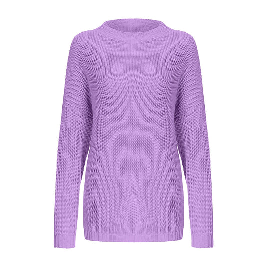 Bequeme Pullover Damen Relaxed Fit - IdealeKleiden