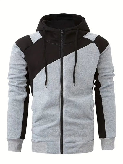 Kapuzenpullover Herren Farbblock Style