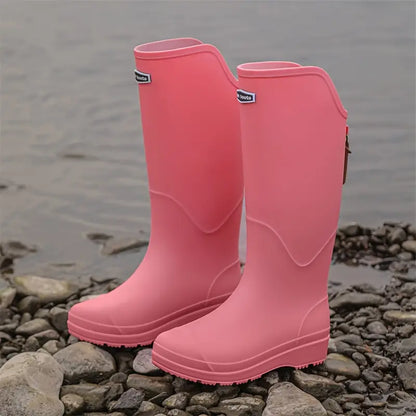 Wasserdichte Damenstiefel PVC Rutschfest
