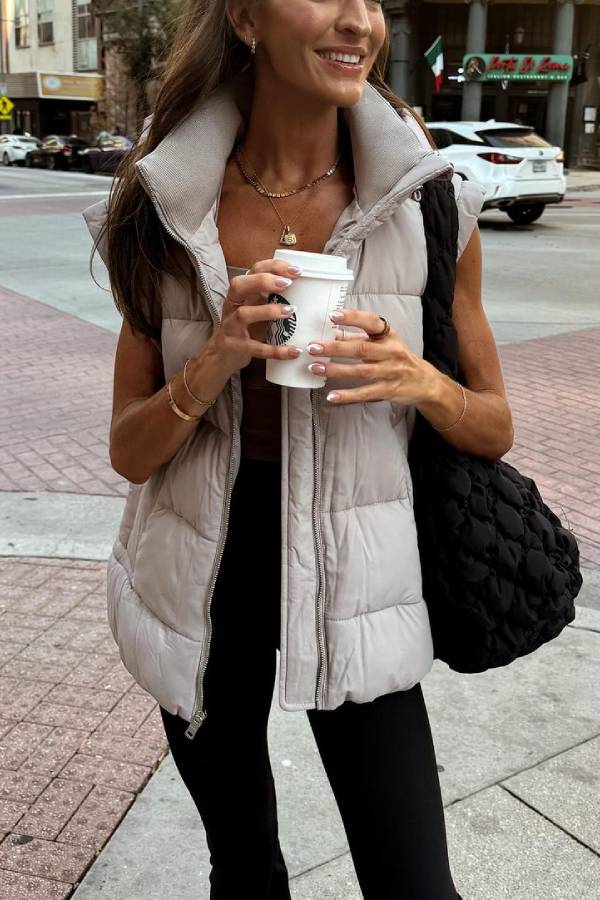 Bequeme Freizeitjacke Grau