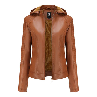 Praktische Damenjacke mit Abnehmbarem Kapuzen