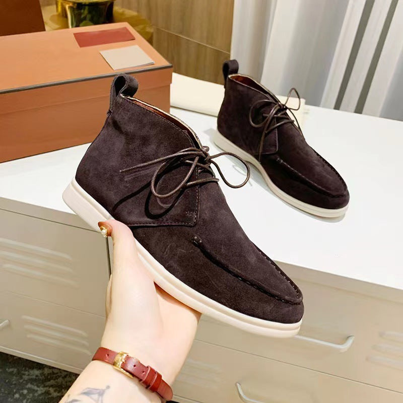 Stylische Kurzstiefel Mit Schnürung