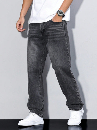 Herrenhose Gerade Fit Alltag