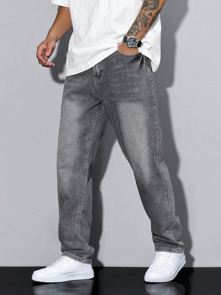 Herrenhose Gerade Fit Alltag - IdealeKleiden
