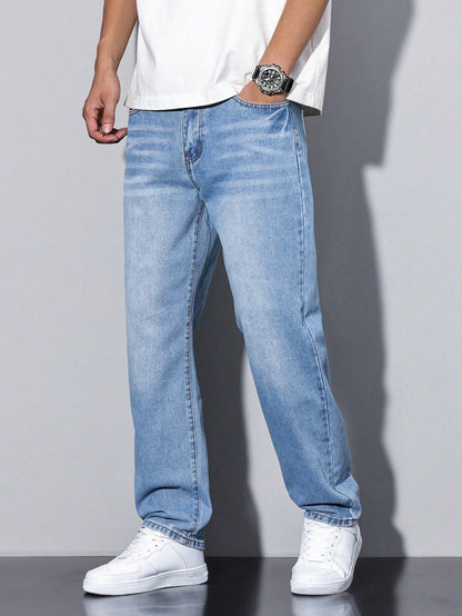 Herrenhose Gerade Fit Alltag