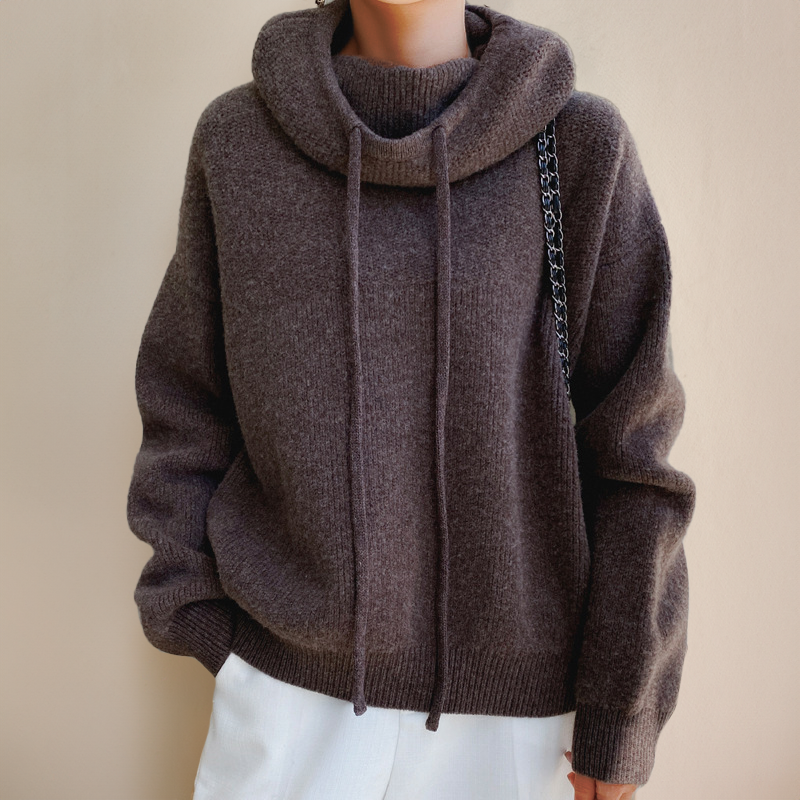 Stilvolle Damen Strickjacke Hoodie