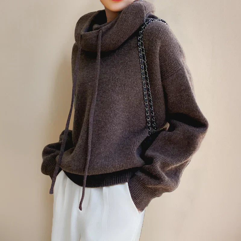 Stylische Rollkragenpullover Mit Rippenbündchen