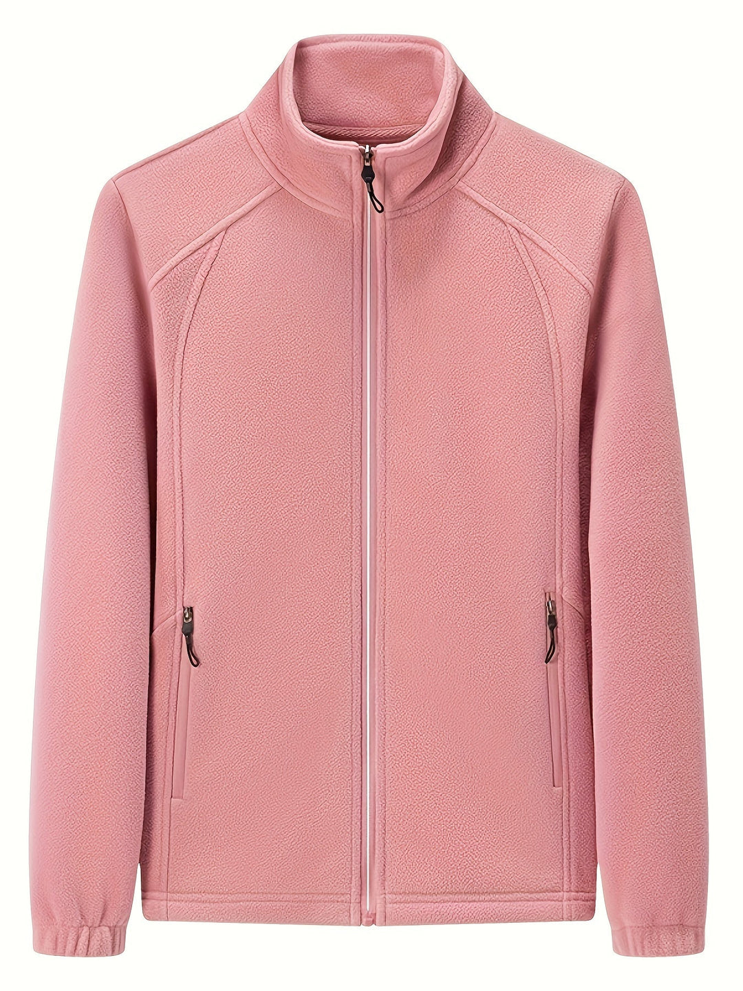 Damen Fleecejacke Warm Stehkragen Langärmlig