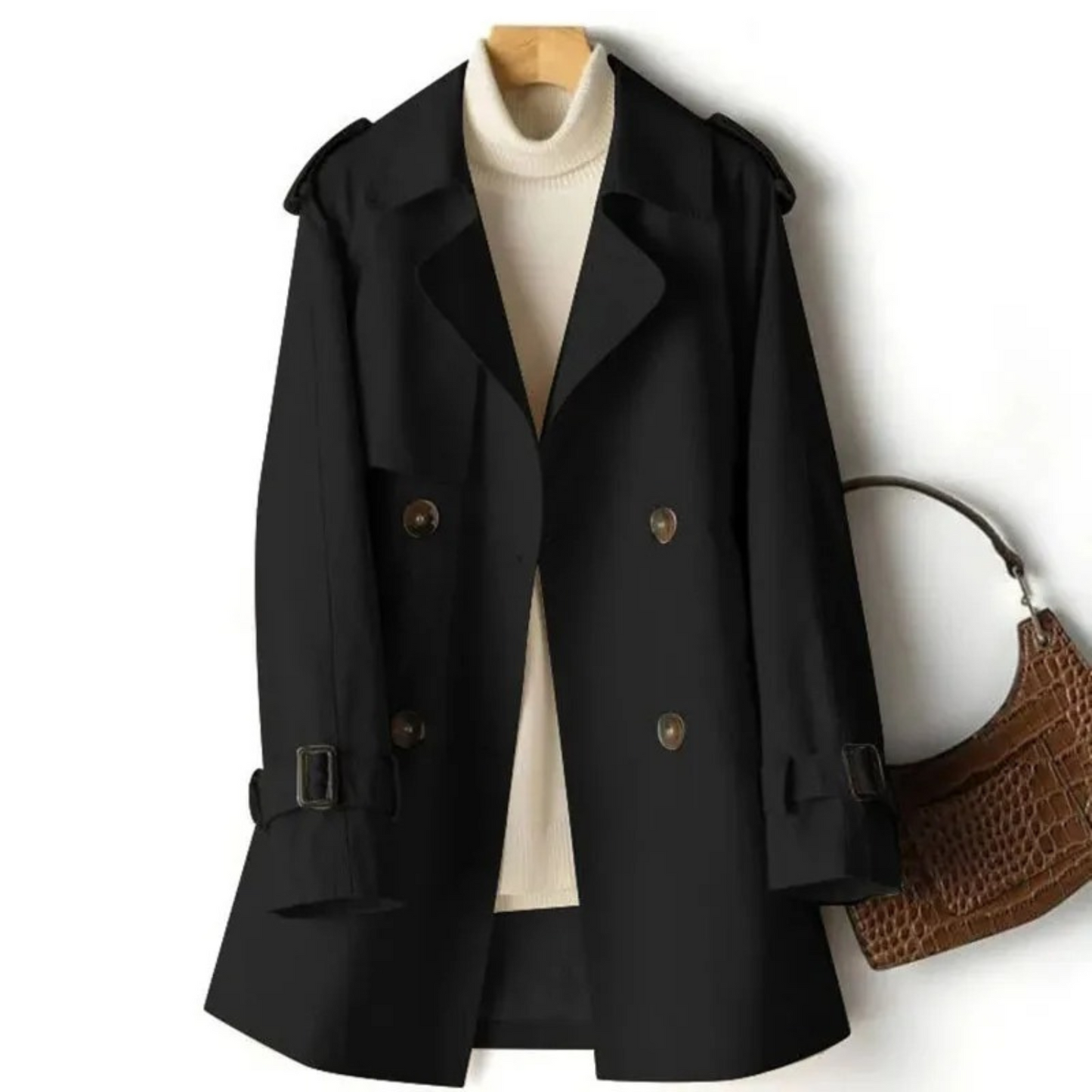 Stylischer Damen Trenchcoat Warm und Bequem