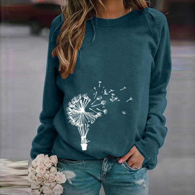 Löwenzahn - Stylish Pullover Rundhals Design