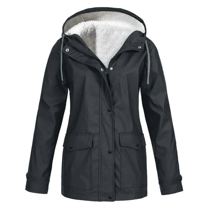 Winter Parka Jacke Kunstfell Gefüttert Warm Isoliert