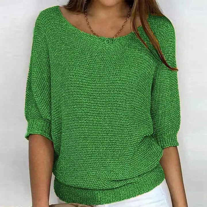 Sommerpullover Damen Leicht Obstfarben