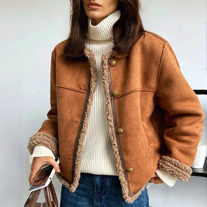 Vintage Lederjacke Warm & Bequem